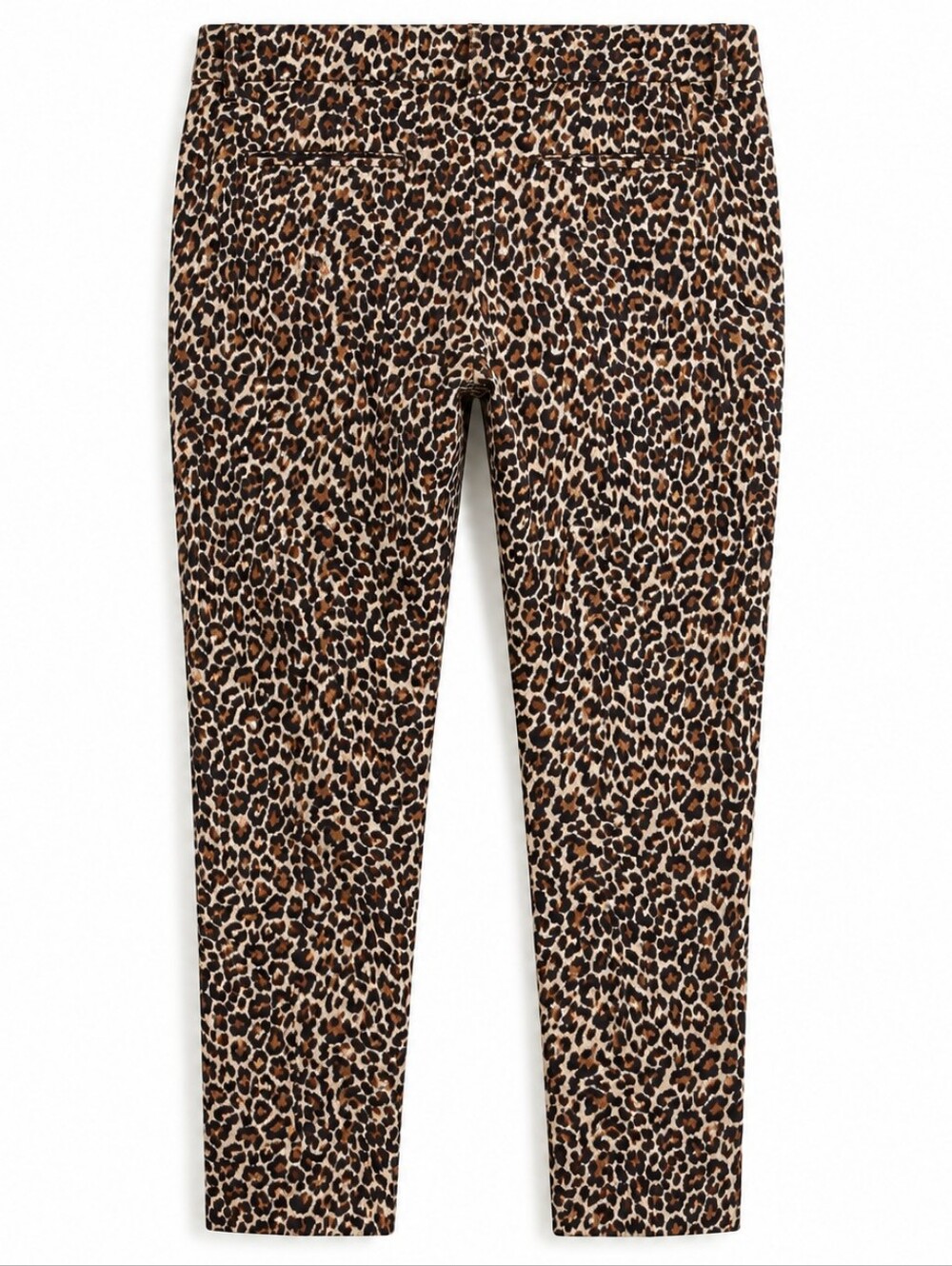 J.Crew Winnie Pants Womens 6 Leopard Animal Print Stretch Skinny Ankle Fall Glam - Picture 3 of 8